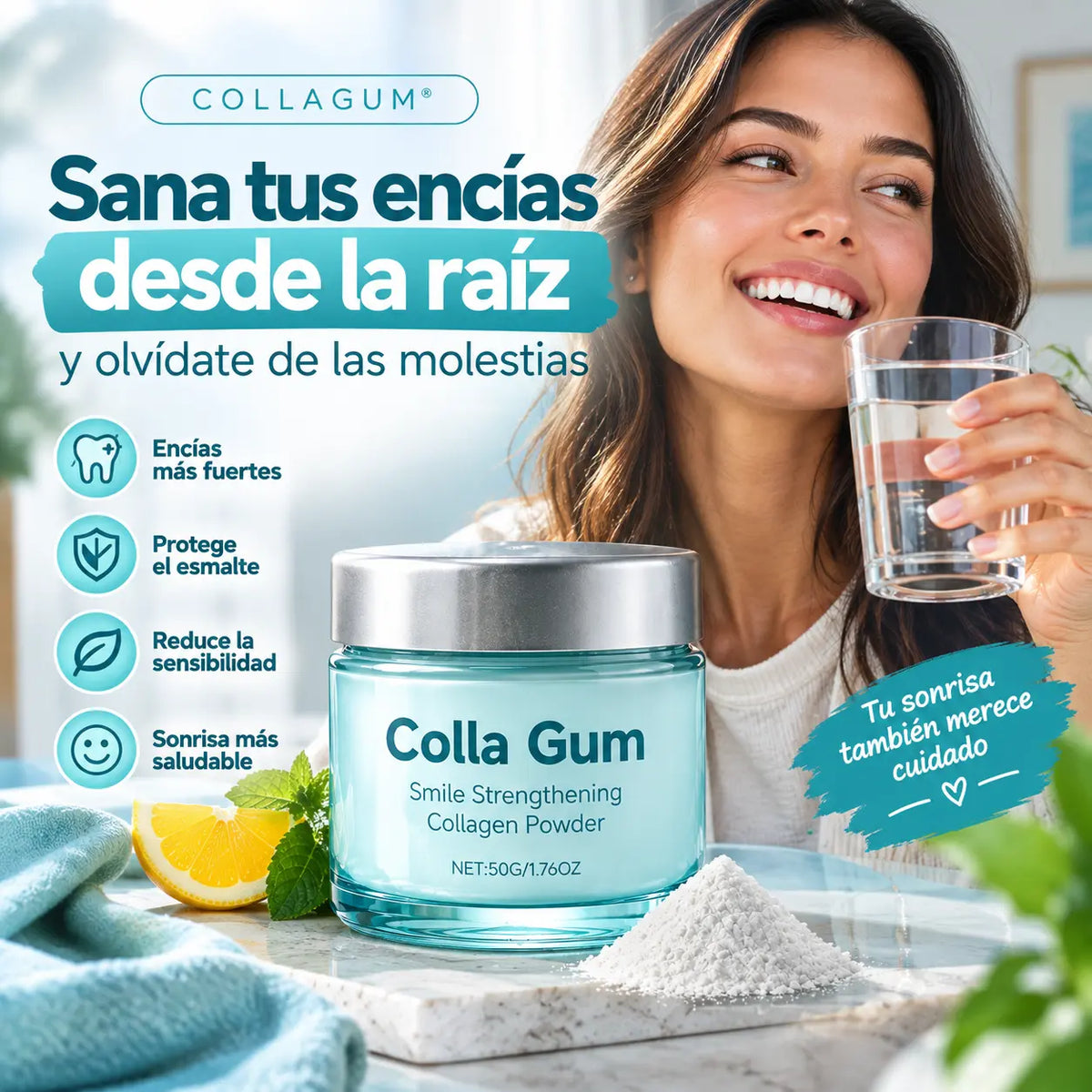 Colla Gum® - Fortalece las encías y el esmalte