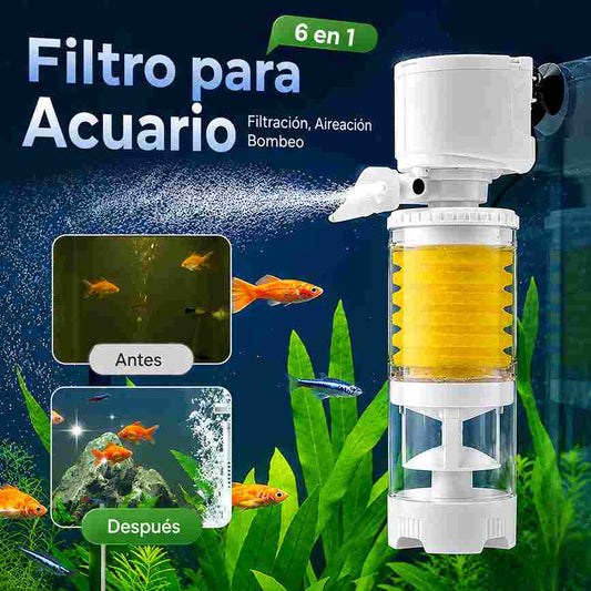 Sistema de Filtración Silenciosa para Acuarios