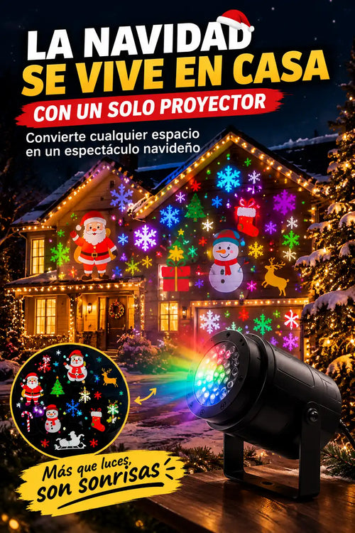 Proyector navideño