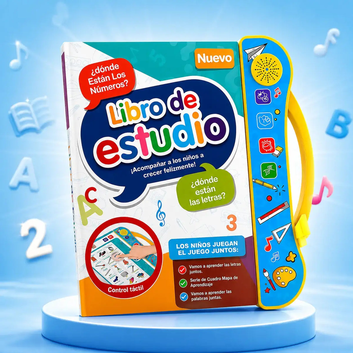 Libro de Estudio con Sonido para Niños
