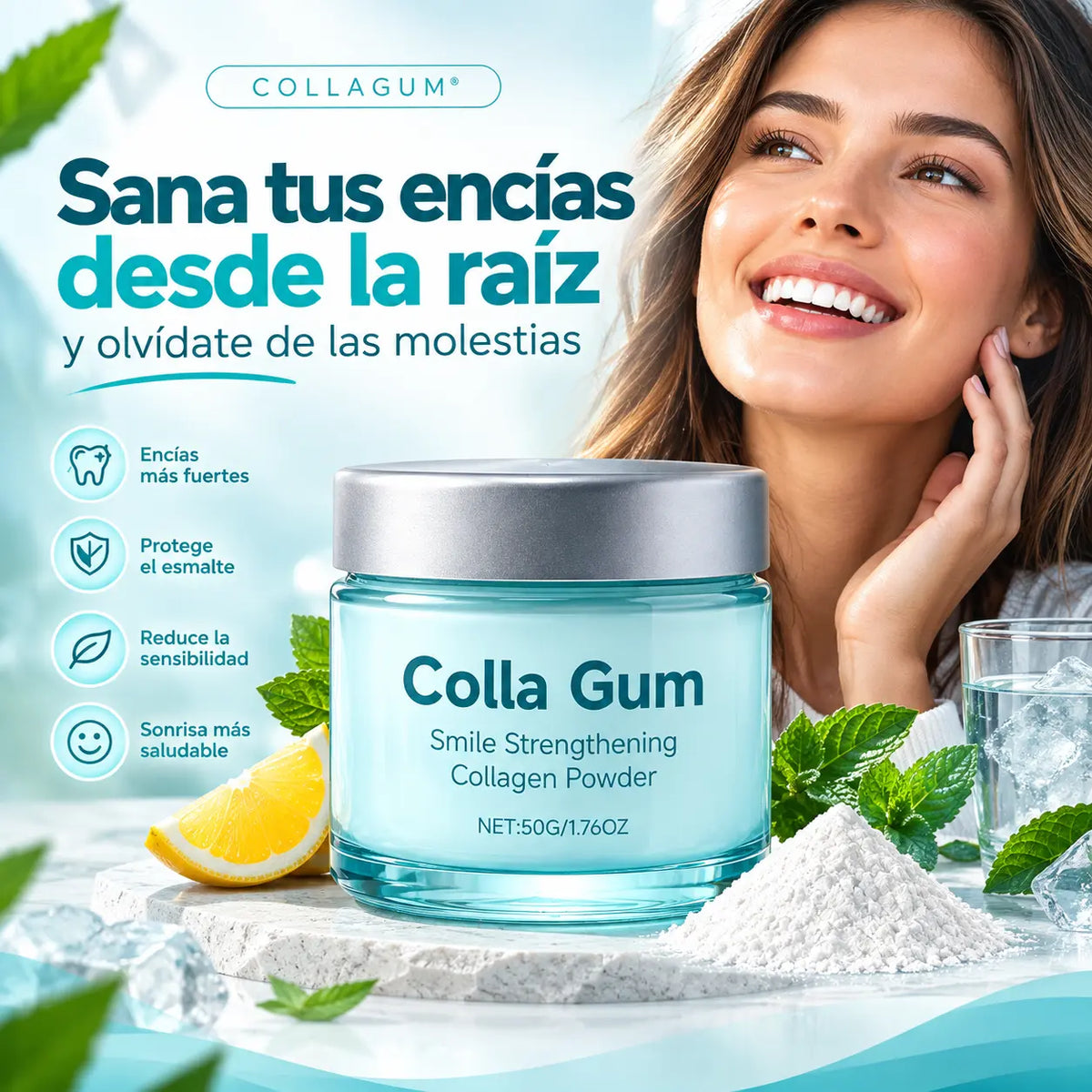 Colla Gum® - Fortalece las encías y el esmalte