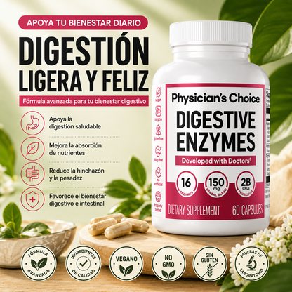 Digestive Enzymes™ Adiós a la Hinchazón